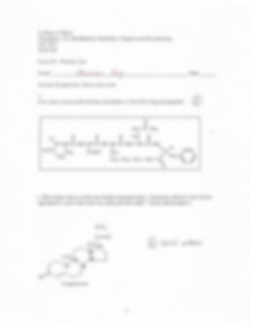 Chem 110 Practice Exam IV Answer Key_dc9ujee3f0o_page1