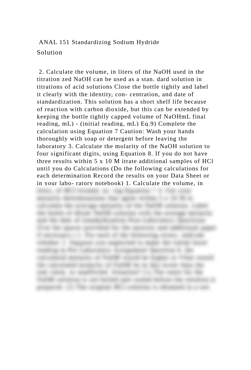 ANAL 151 Standardizing Sodium Hydride Solution 2. Calculate the vol.docx_dcacixkk8lk_page2