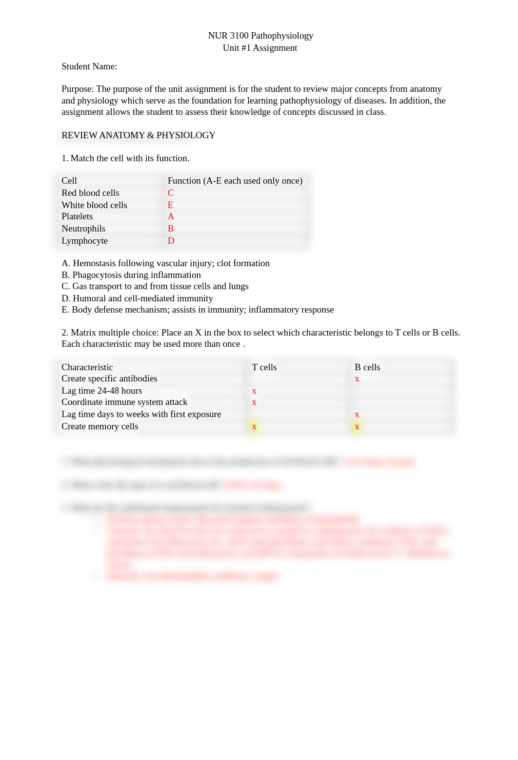 NUR 3100 Unit #1 Assignment KEY.docx_dcan1qn9tga_page1