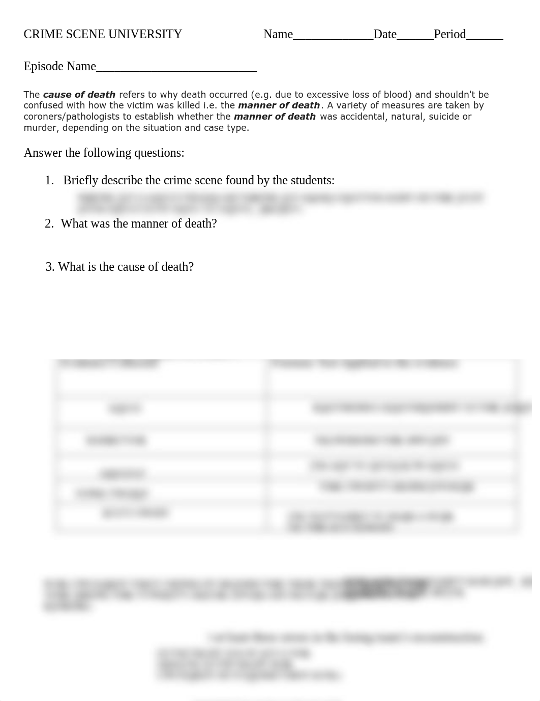 Crime Scene University Epidode Worksheet-3.pdf_dcasoyw8rr4_page1