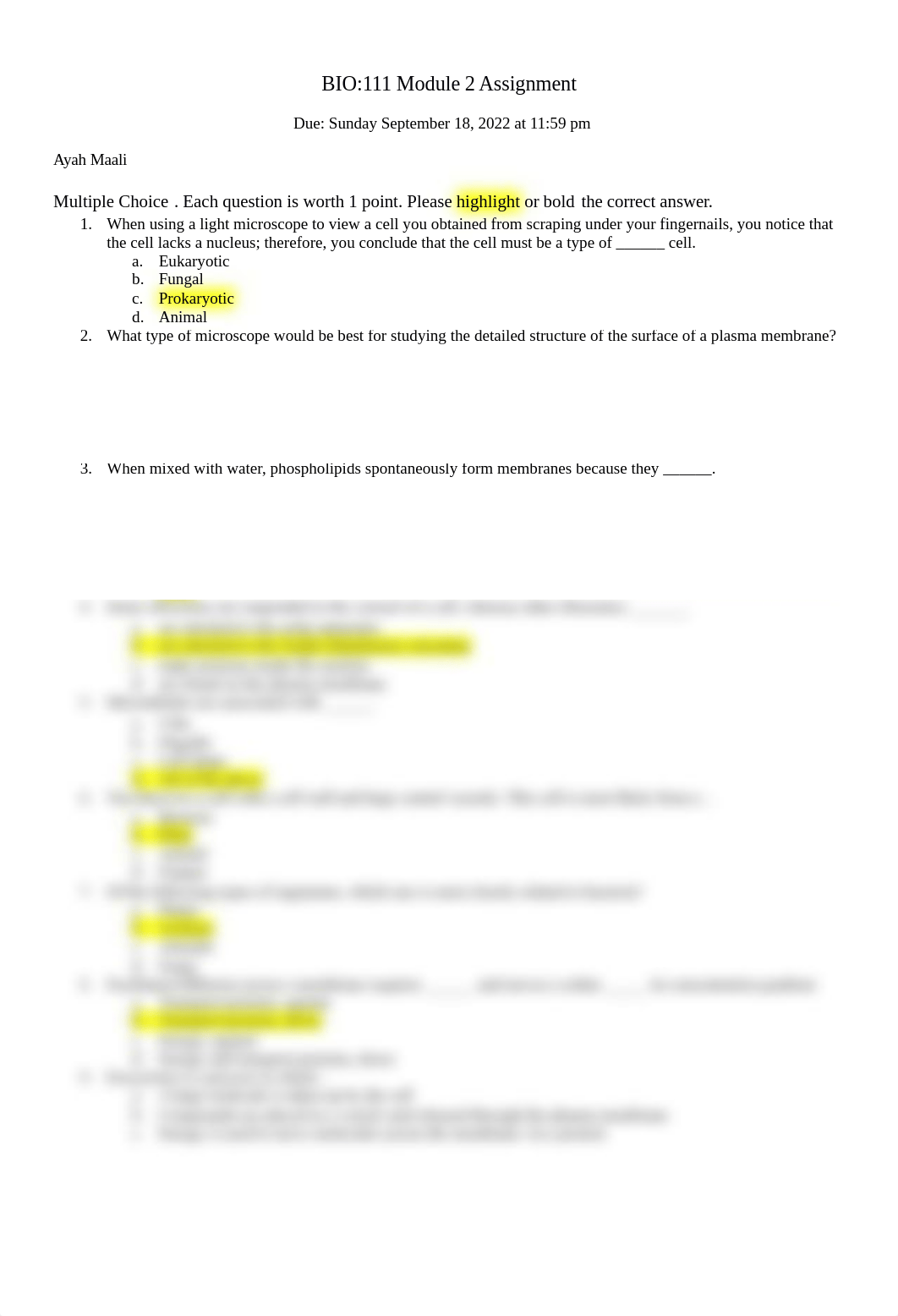 BIO111_Cells and Membranes- Done.docx_dcaz3dhm8vf_page1