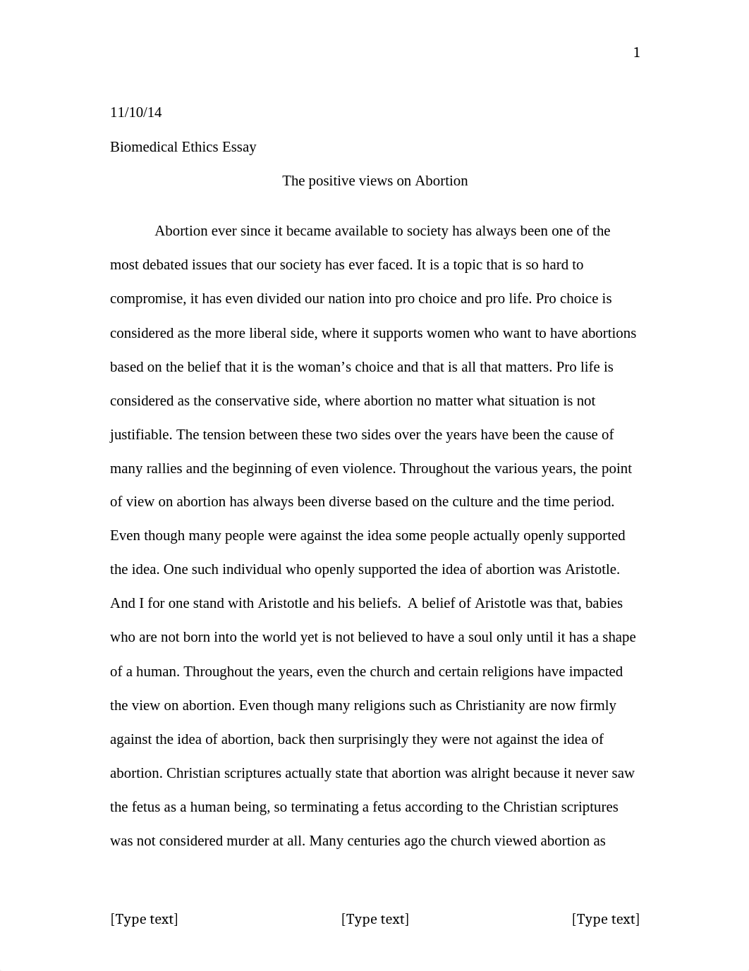 abortion biomedical essay_dcb6cor76q1_page1