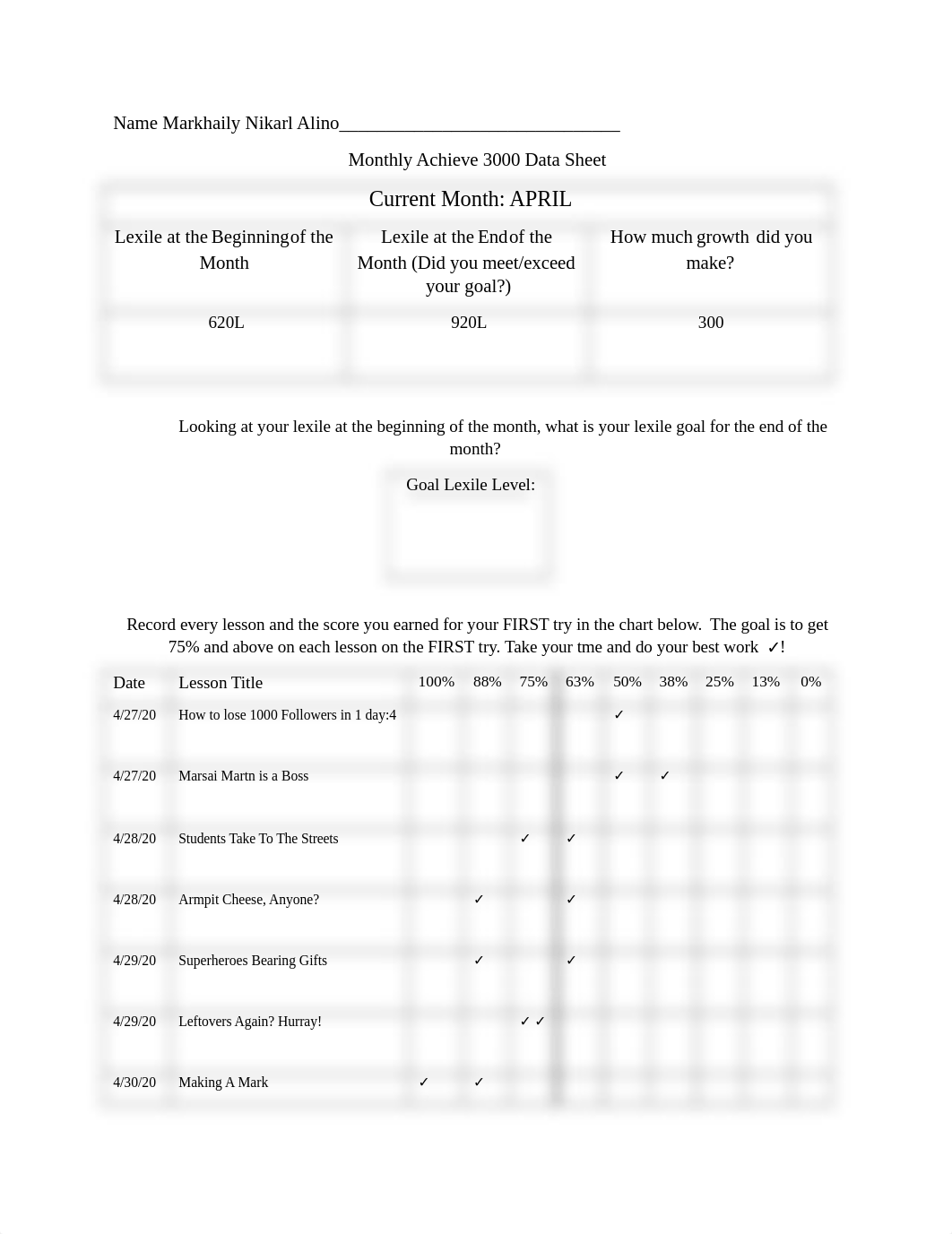 Markhaily Alino - Achieve 3000 Monthly Tracking sheet - Roddy.docx_dcbmt022ry0_page1