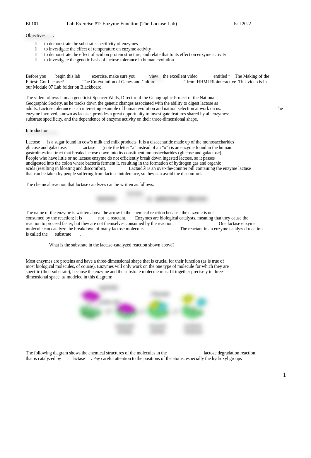 B101 Lab #7 Enzyme Function (Lactase lab) F22 (1).docx_dcbq9afvu1c_page1