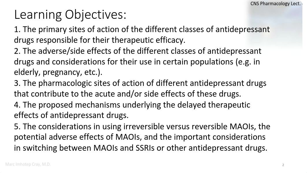 Lecture 4-Clinical Depression and Antidepressants.pdf_dcbuu3b38yj_page2