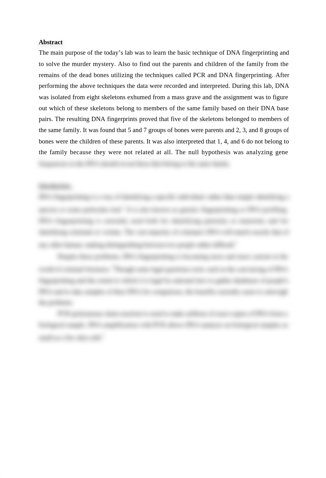 DNA Fingerprinting Lab Solving a Murder Mystery Lab Report_dcbwjr19huh_page2