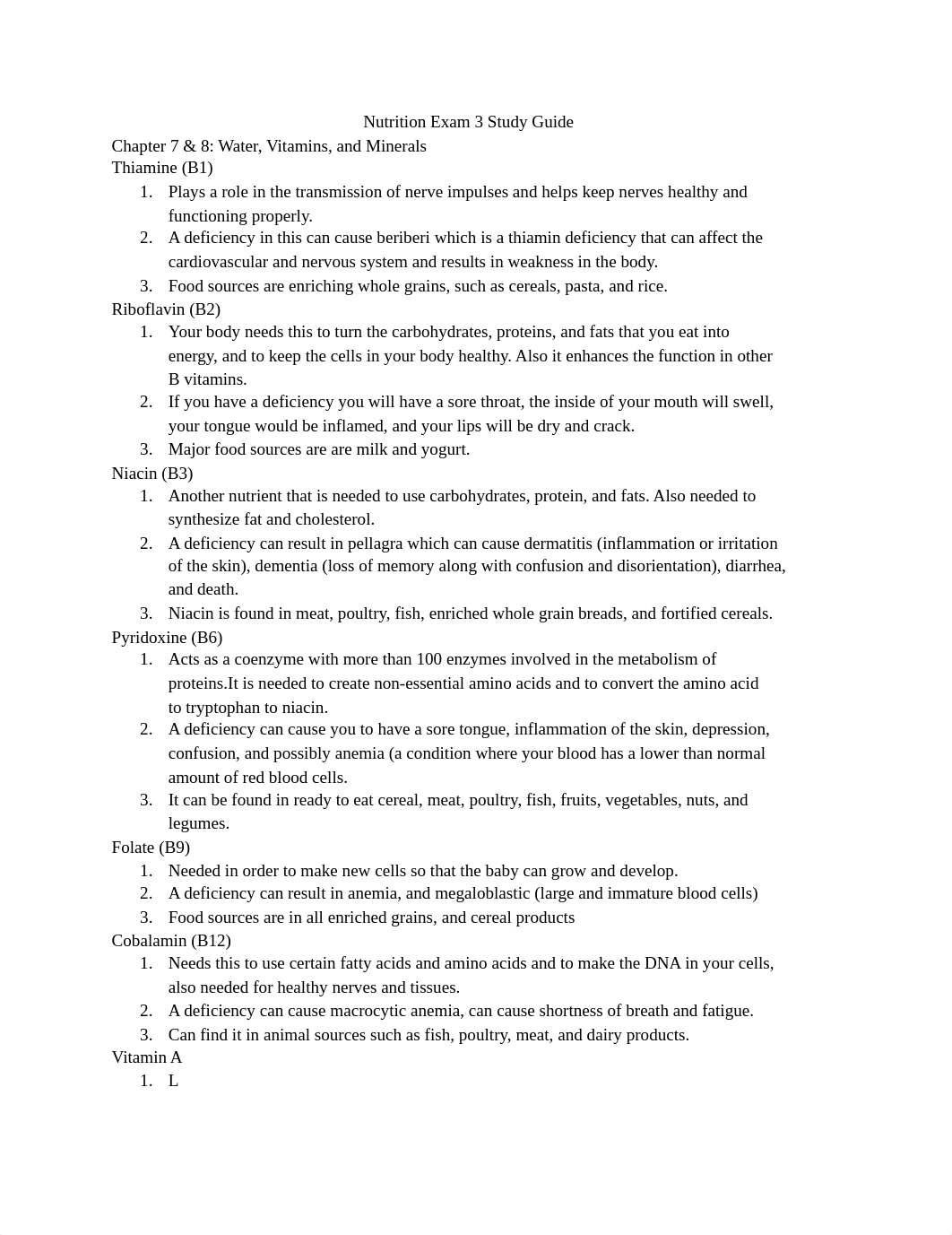 Copy of Nutrition Exam 3 Study Guide.pdf_dcc05wzes2q_page1