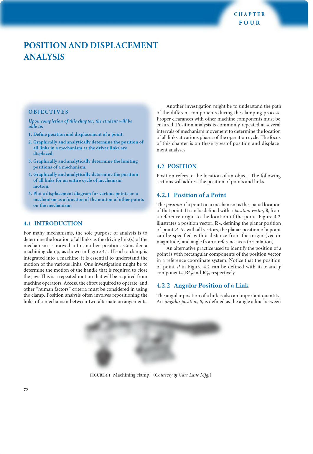 Machines and Mechanisms_ Applied Kinematic Analysis_Position and Displacement Analysis CH4.pdf_dcc31830x30_page1