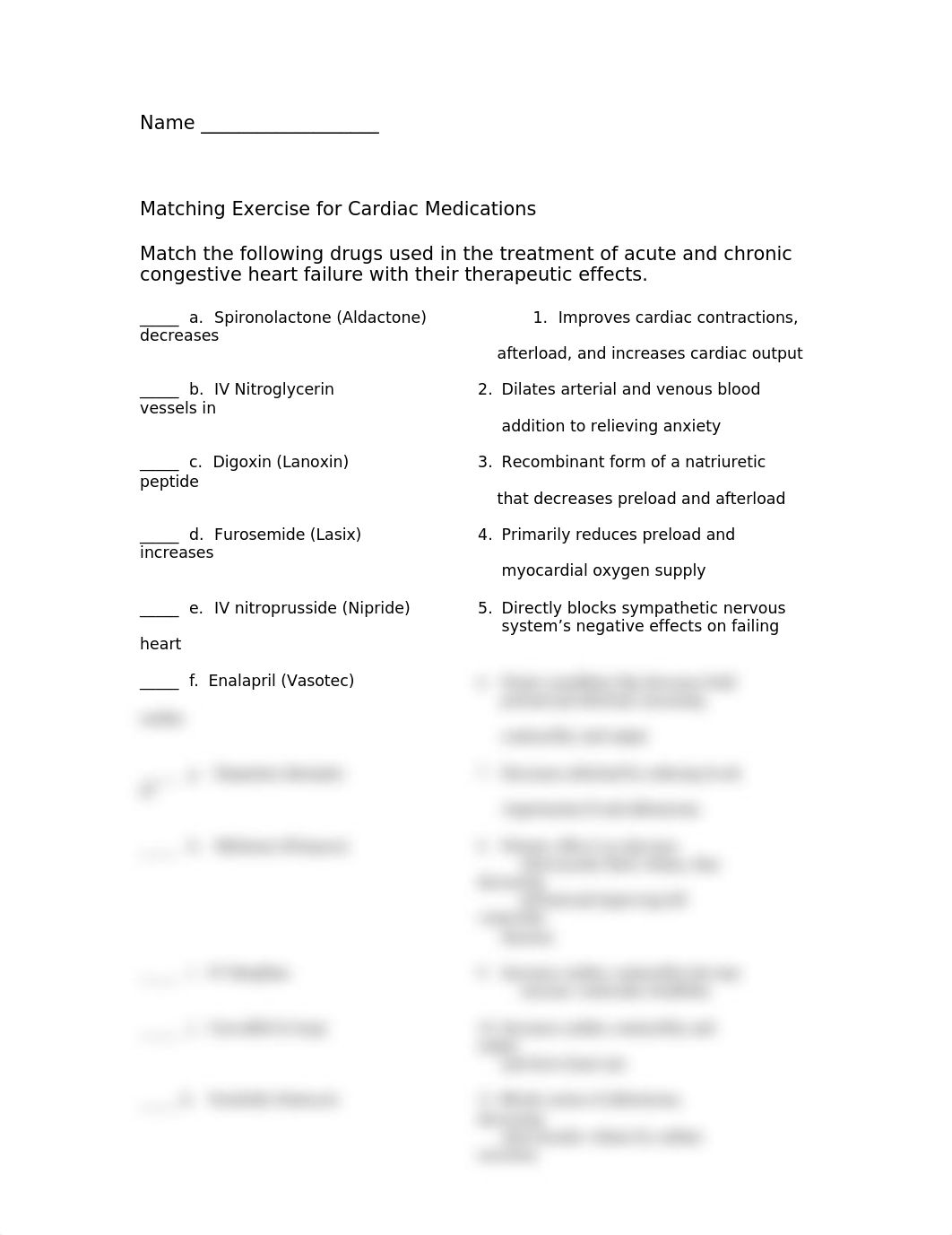 Cardiac Medication Matching Worksheet_dcc5zxrw8vb_page1