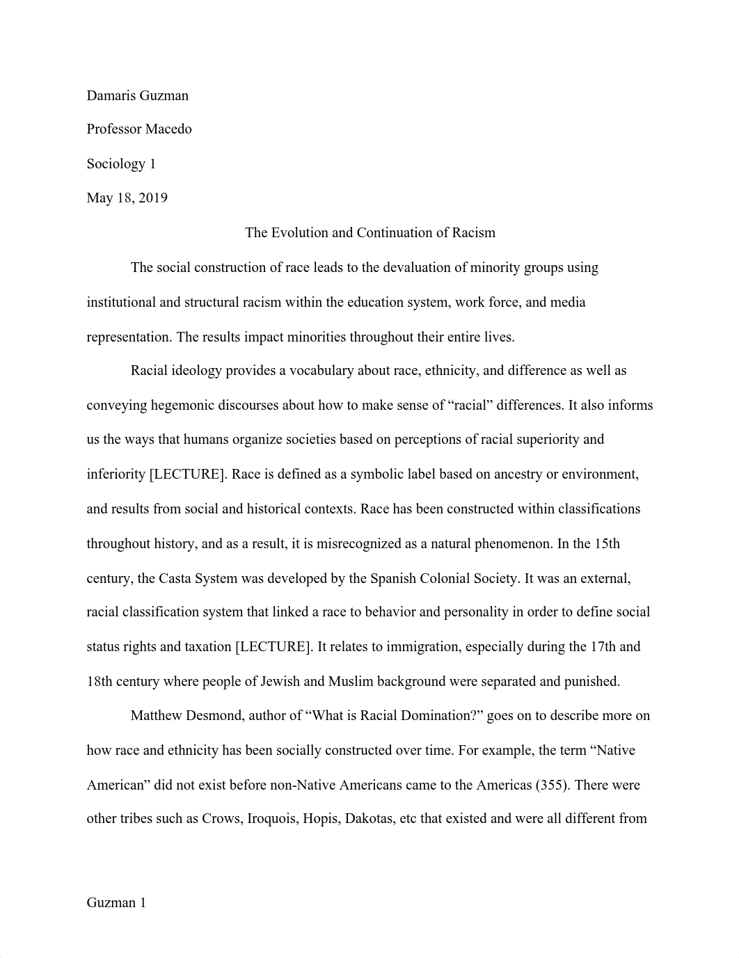 sociology 1 essay final.pdf_dccevlq5zl4_page1