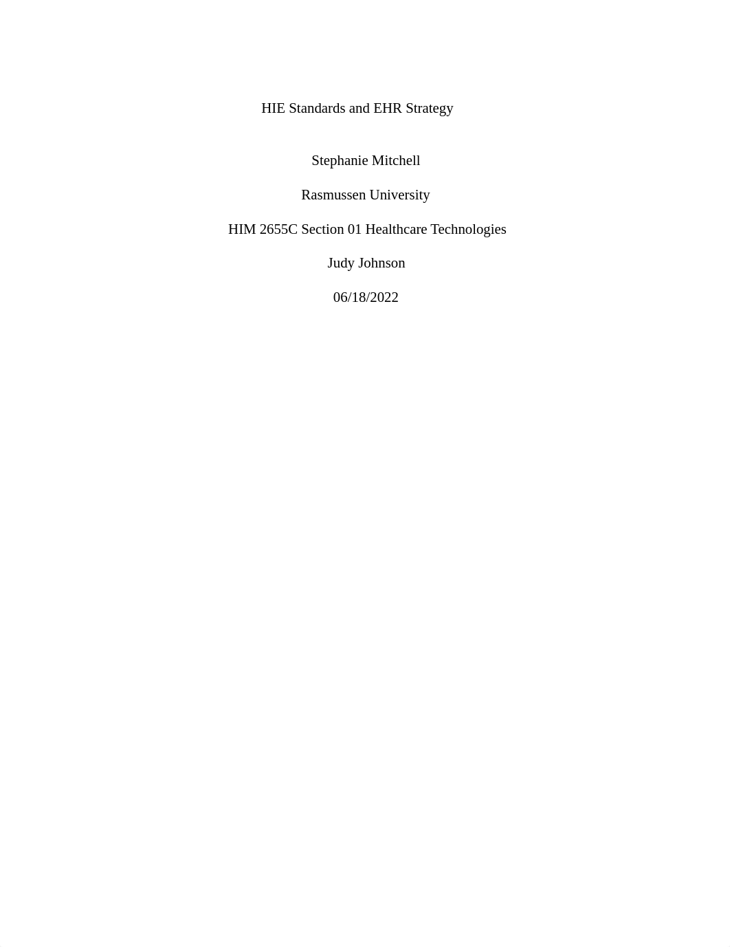 SMitchell_Mod 06 HIE Standards and EHR Strategy _06182022.docx_dcckxw2lc2t_page1