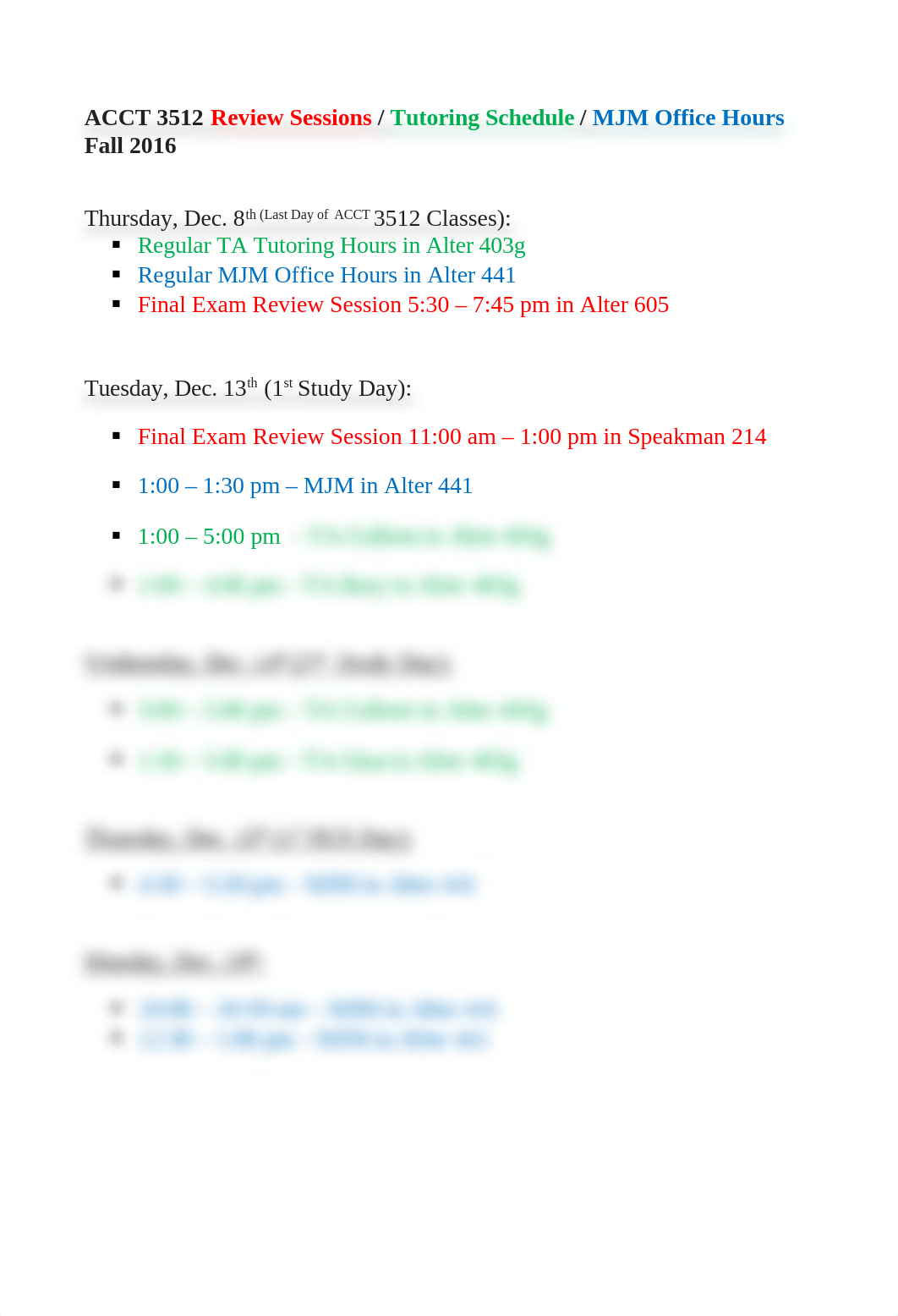 ACCT 3512 FEX Review - Tutoring - Office Hours Schedule(1)_dcd09awoi79_page1