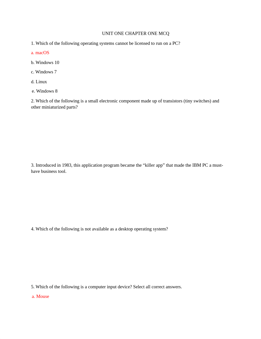 UNIT ONE CHAPTER ONE-THREE MCQ's.docx_dcd2qbivm12_page1