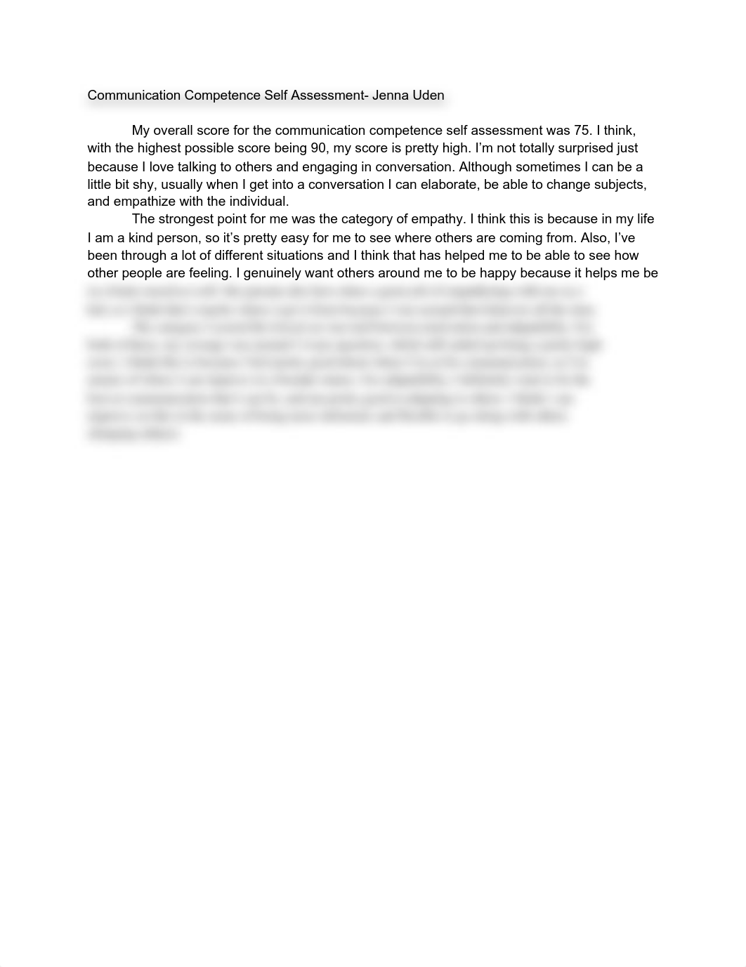 Communication Competence Self Assessment- Jenna Uden.pdf_dcd7c2b2dp4_page1