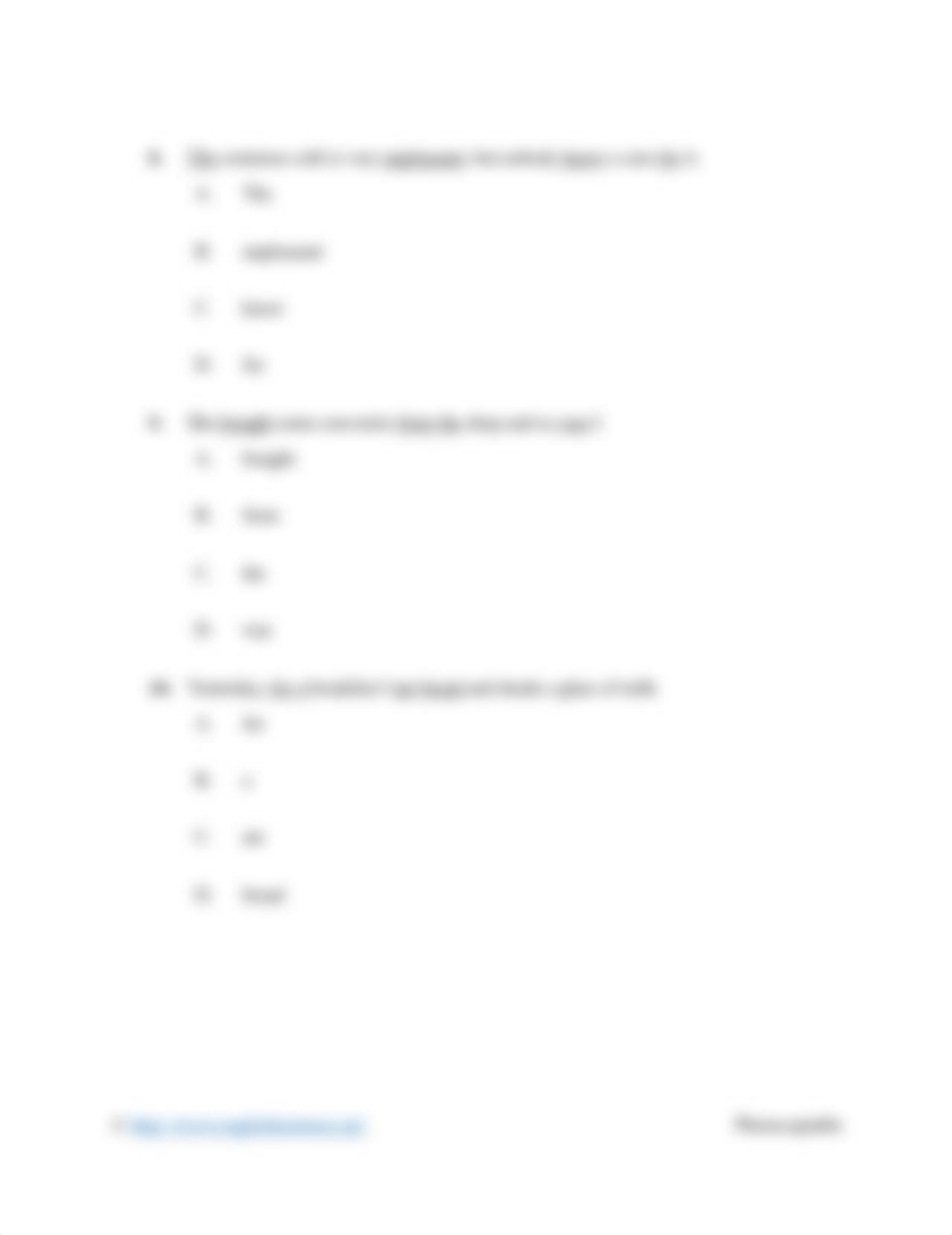 English Grade 7 - Error Recoginition Test 02.pdf_dcdbfayajf4_page3