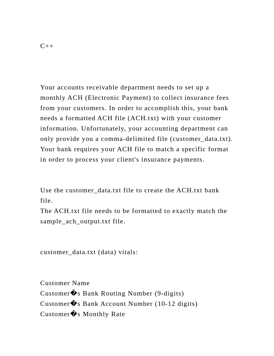 C++ Your accounts receivable department needs to set up a mo.docx_dcdczo2mmj8_page2