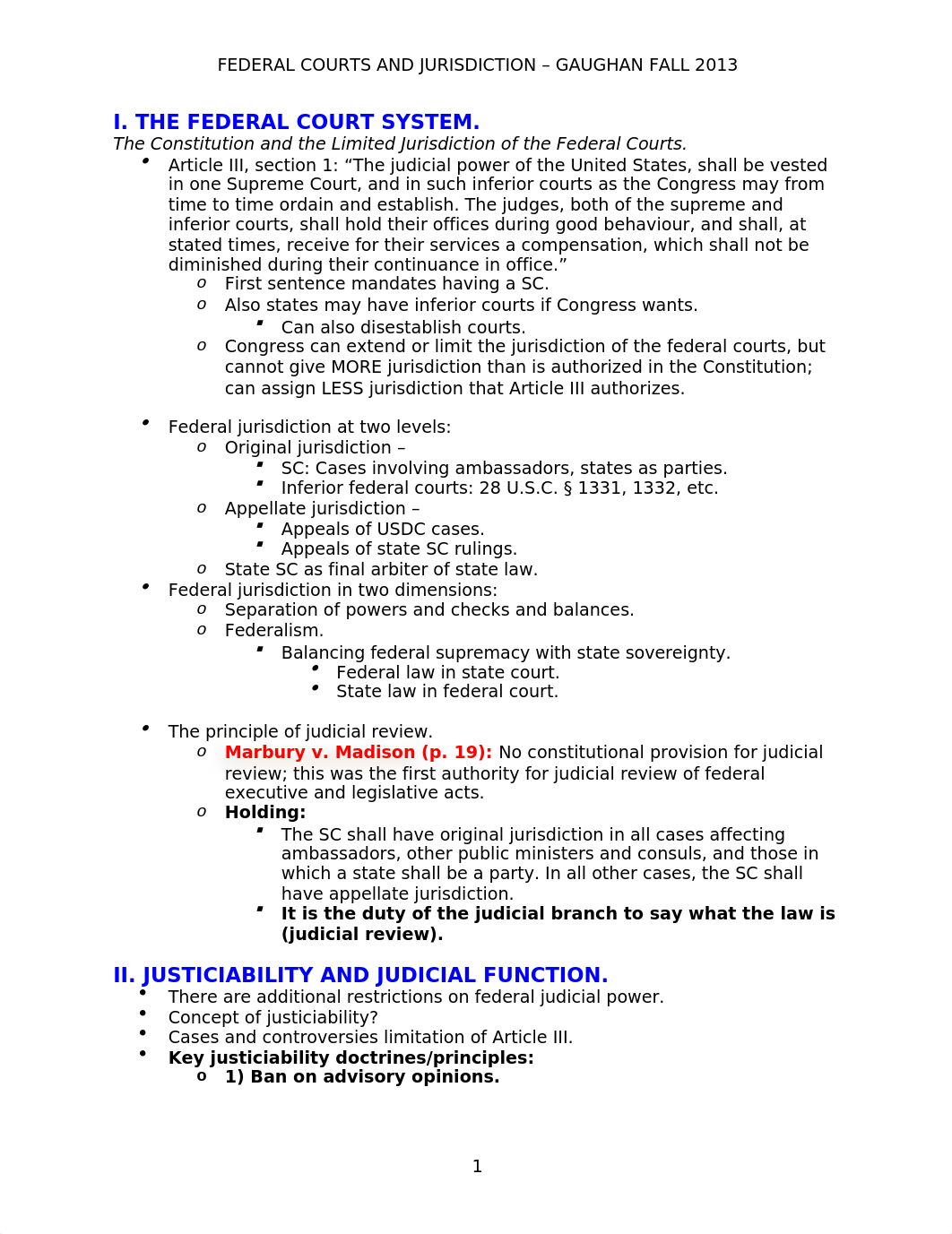 Federal Courts & Jurisdiction Gaughan 2013.docx_dcdf9q6kdxn_page1