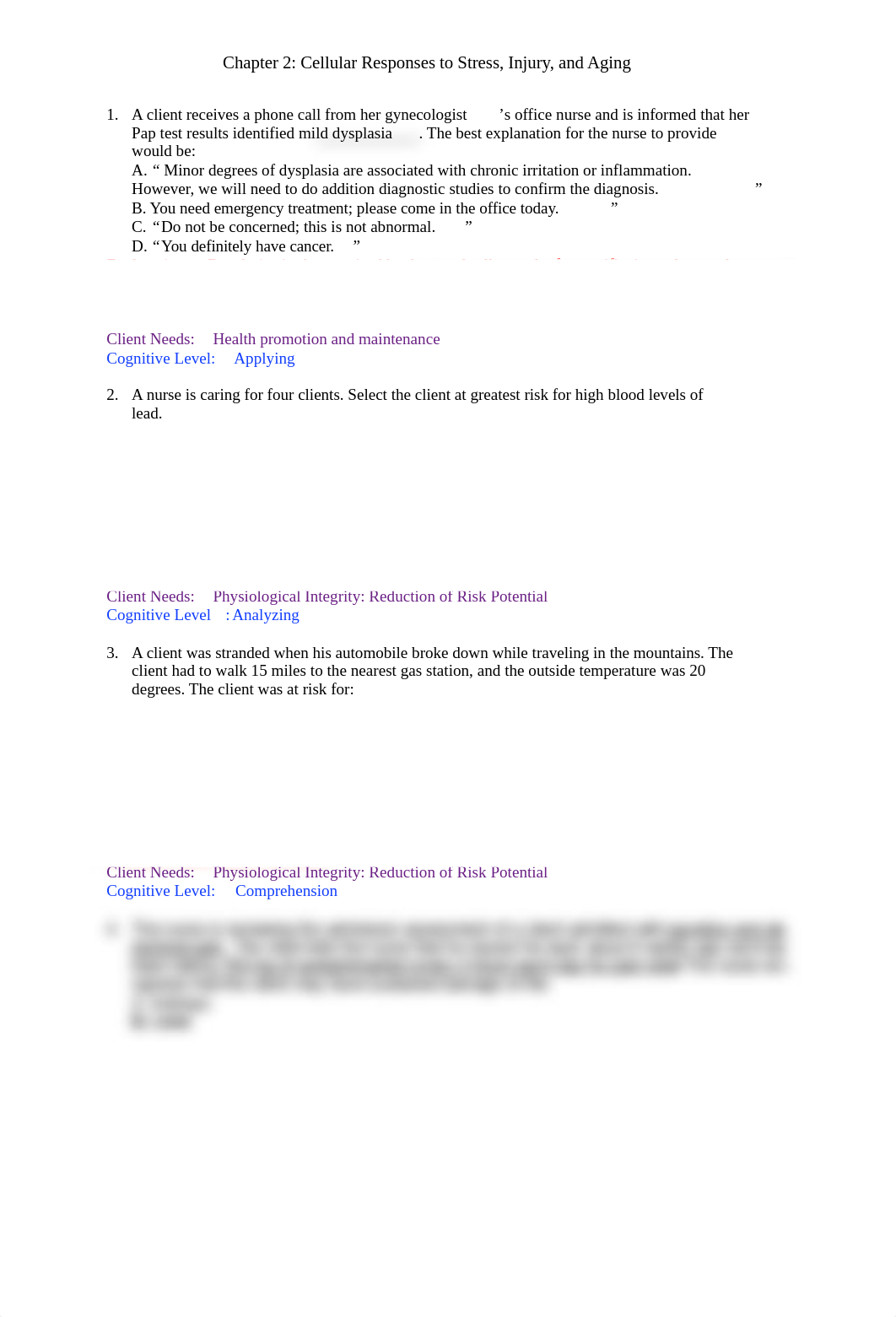 Ch. 2 Cellular Resposnes to Stress, Injury, and Aging.docx_dcdgaldkafh_page1