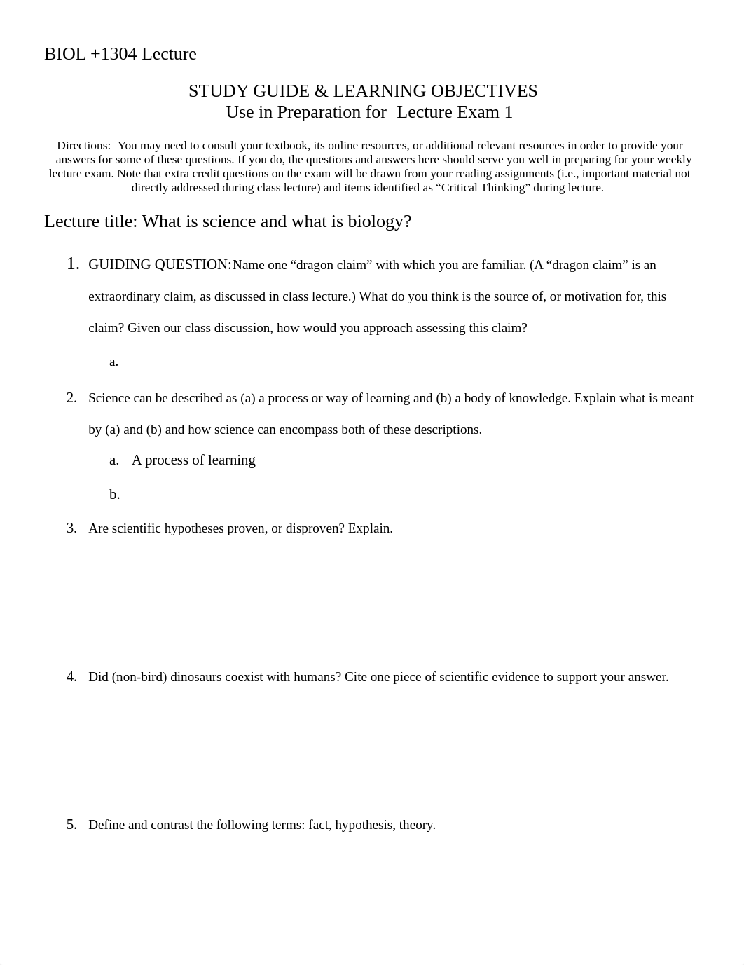 Biology Study Guide Exam 1.docx_dcdhiddwt39_page1