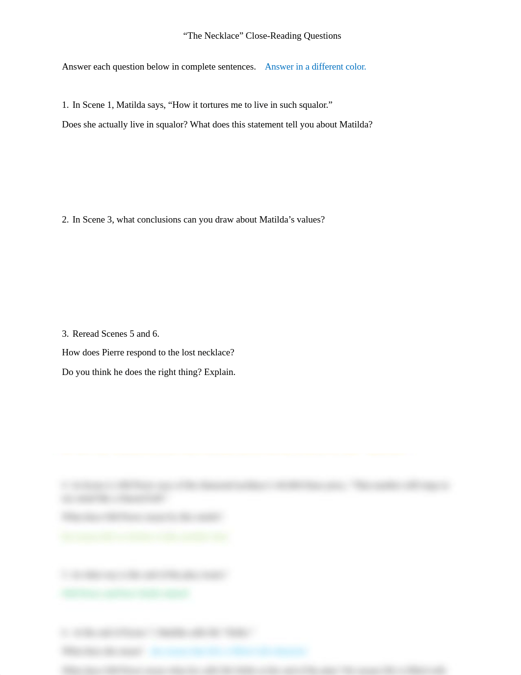 ADEOYE ASHIRU - The Necklace Close Reading Questions - 475660.docx_dcdis1s4thh_page1