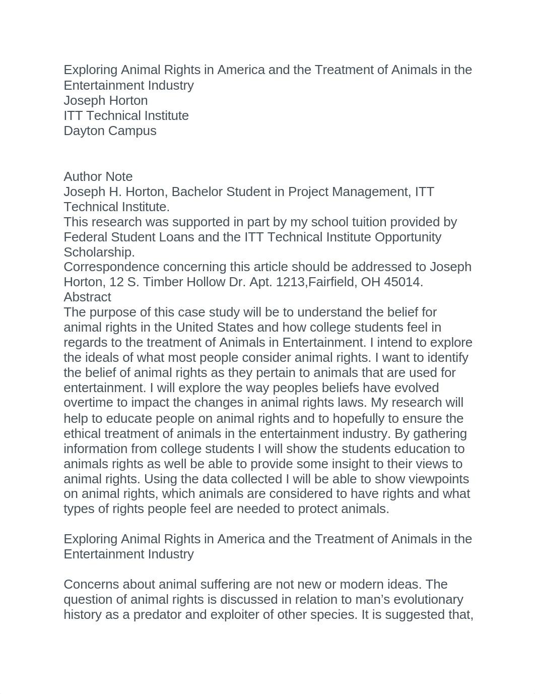 Exploring Animal Rights in America and the Treatment of Animals in the Entertainment Industry.docx_dcdnxx1icxo_page1