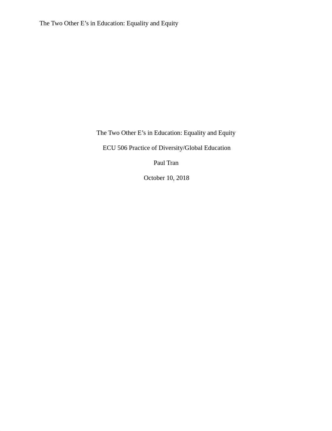 Tran, Paul - Equality and Equity Paper.docx_dcdo33zp4wm_page1