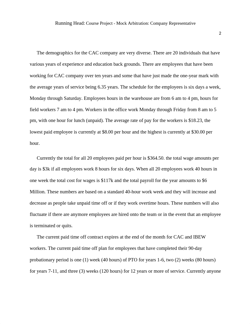 hknott_Course Project_Mock Arbitration_Company Representative_082519.docx_dcdw9hfav30_page2