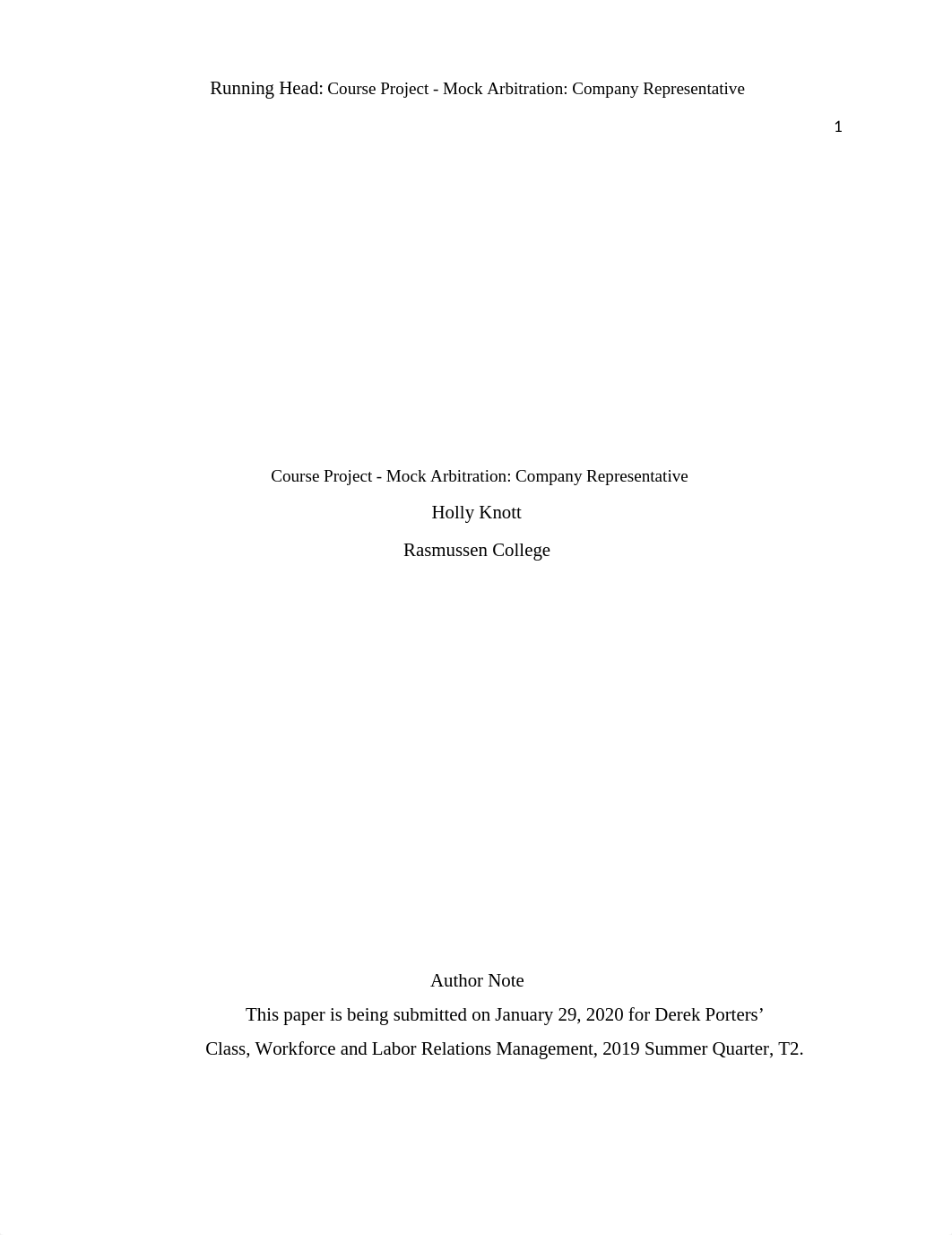 hknott_Course Project_Mock Arbitration_Company Representative_082519.docx_dcdw9hfav30_page1