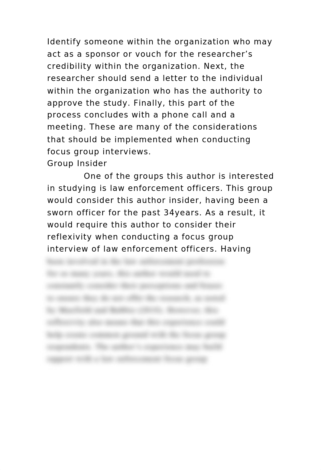 DB 4 Week 6Paul AlexanderInterviewing Focus Groups         .docx_dce1oe64oe7_page4