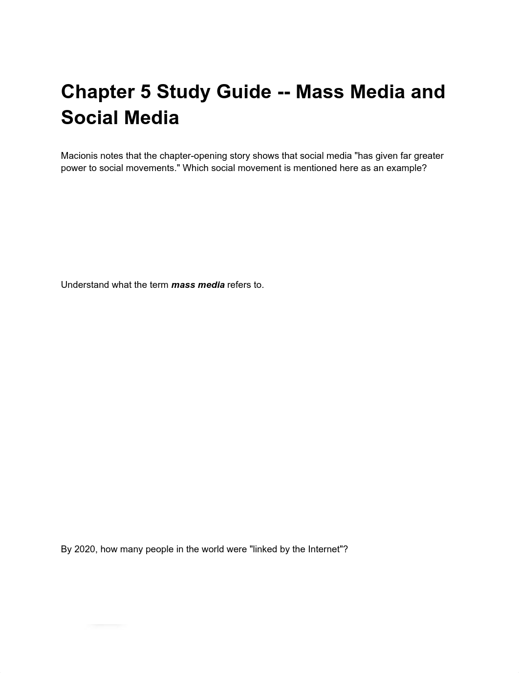 Chapter 5 Study Guide -- Mass Media and Social Media.pdf_dcejg8frfxg_page1