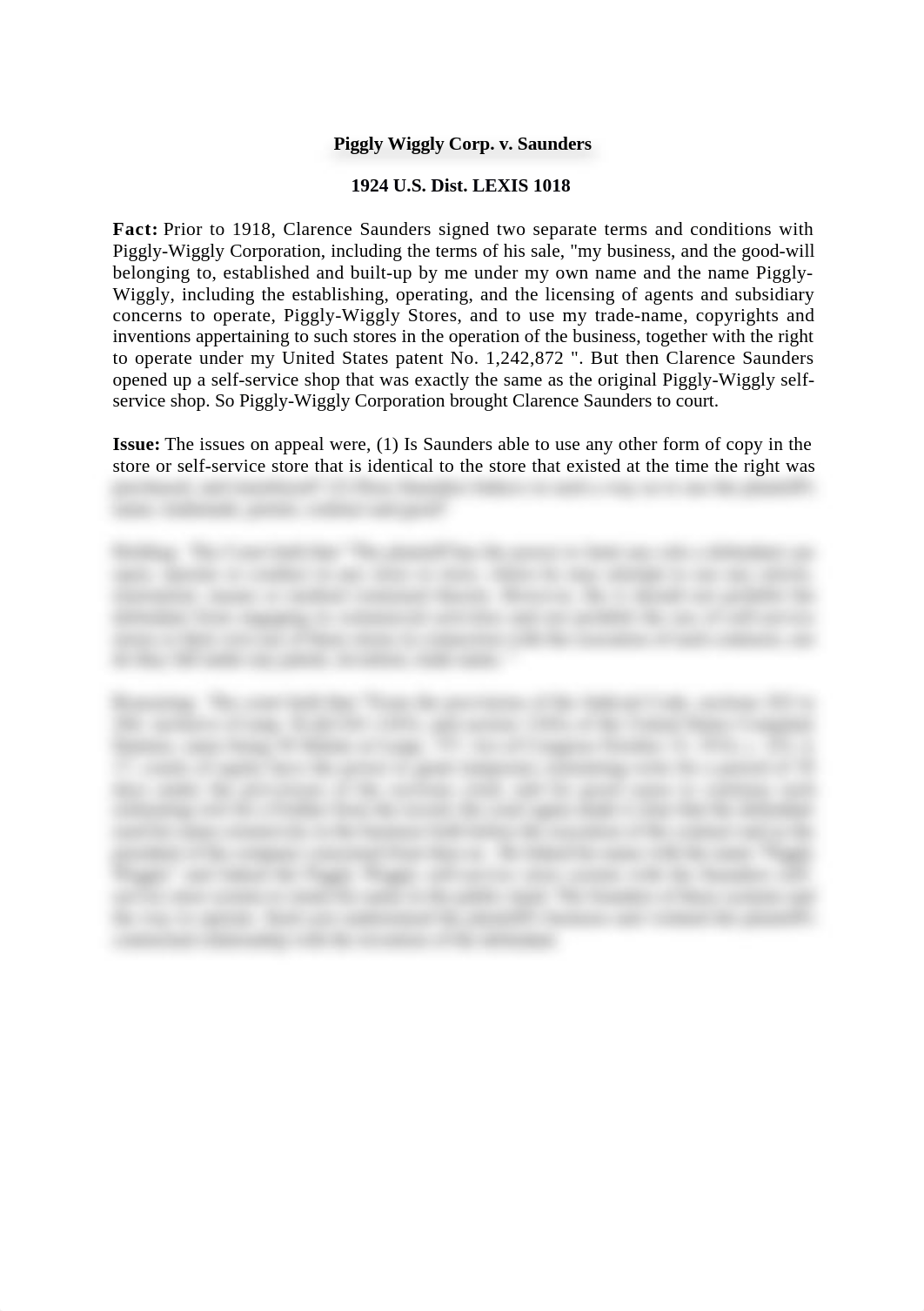 Brief SAUNDERS v. PIGGLY-WIGGLY CORPORATION.docx_dceqewe9zjd_page1