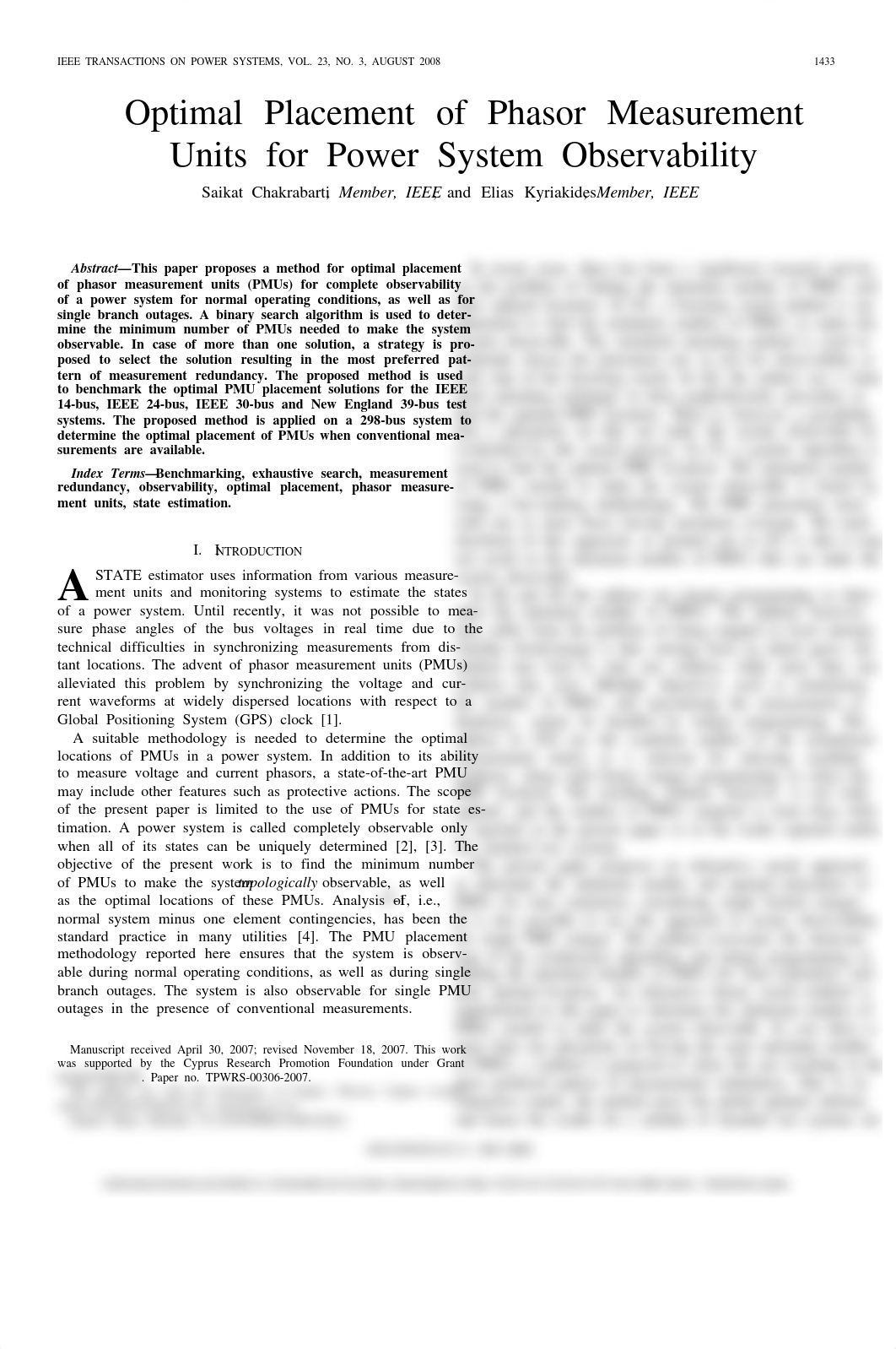 Optimal Placement of Phasor Measurement Units for Power System Observability_dcetb04mukk_page1