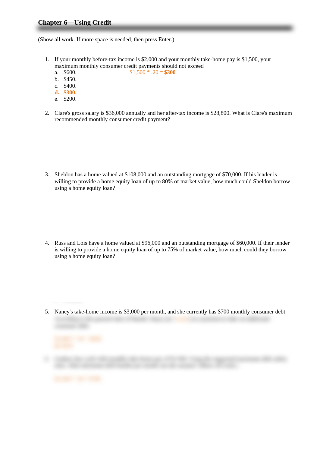 Chapter 06 Calculation Questions_WWilliams.docx_dcevaczktjr_page1