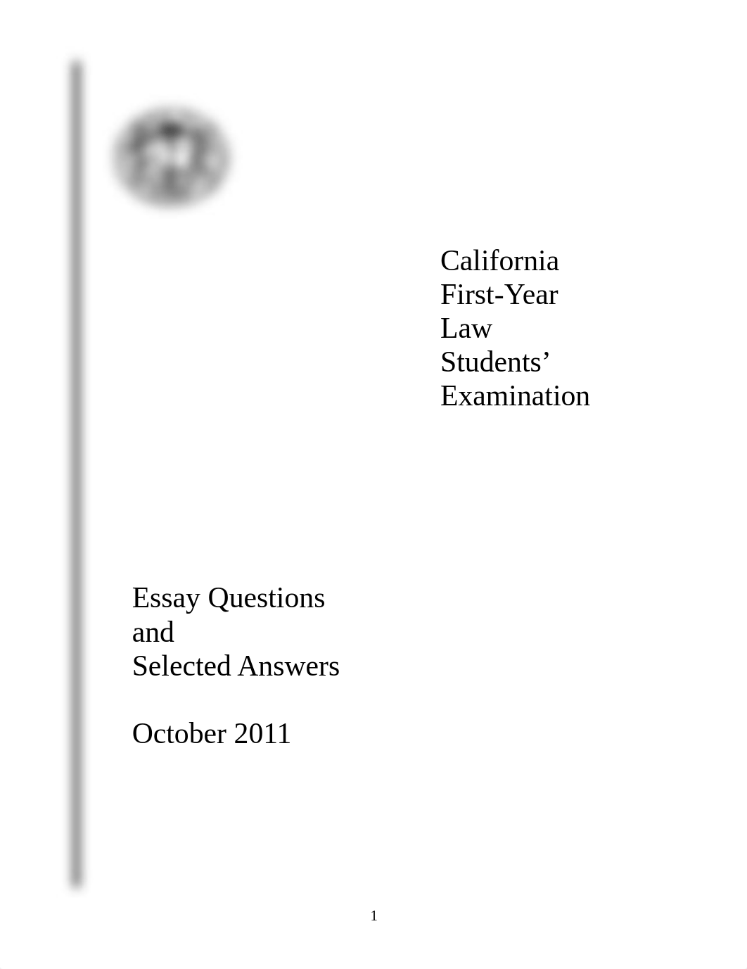 Oct 2011 First Year Law Students Examination - Questions & Answers.pdf_dcf27vm71zp_page1