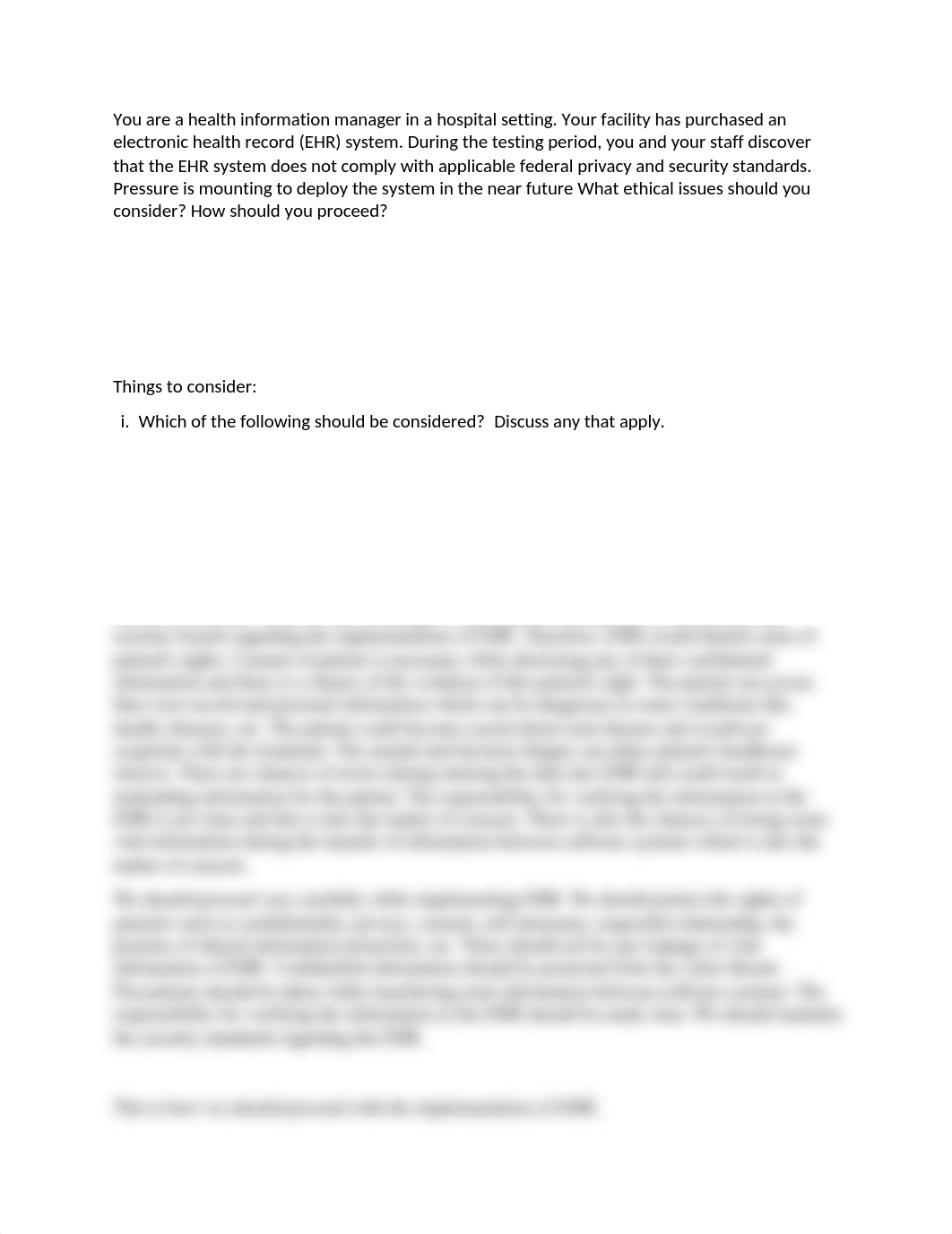 CH5 Case Study You are a health information manager in a hospital setting.docx_dcf8obdssy7_page1