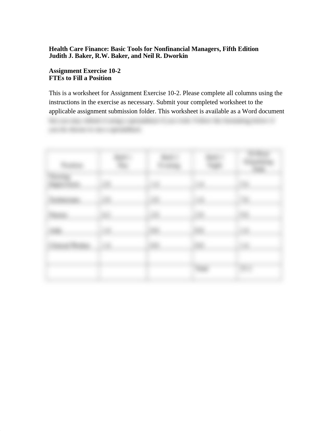 Module 3 Exercise 10-2 FTEs to Fill a Position Worksheet XCH.docx_dcfc4ib4roi_page1