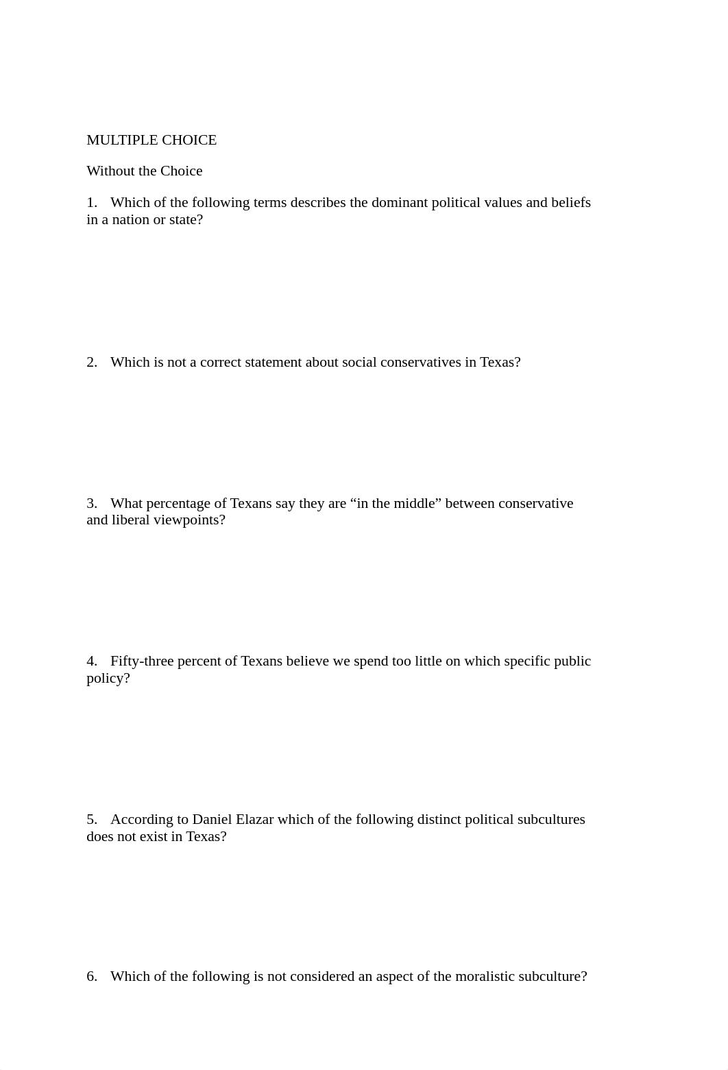 Texas Government Chapter 1 Test Review_dcfkimd82hc_page1