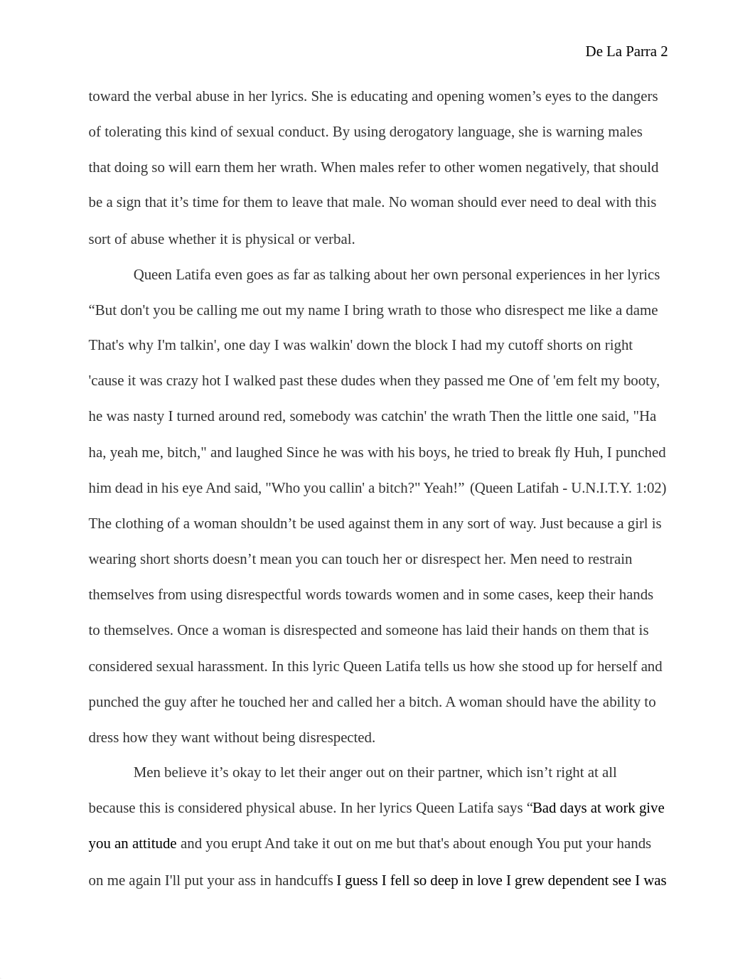 English 110 Essay Queen Latifah - U.N.I.T.Y. .pdf_dcfvkdbjkmc_page2