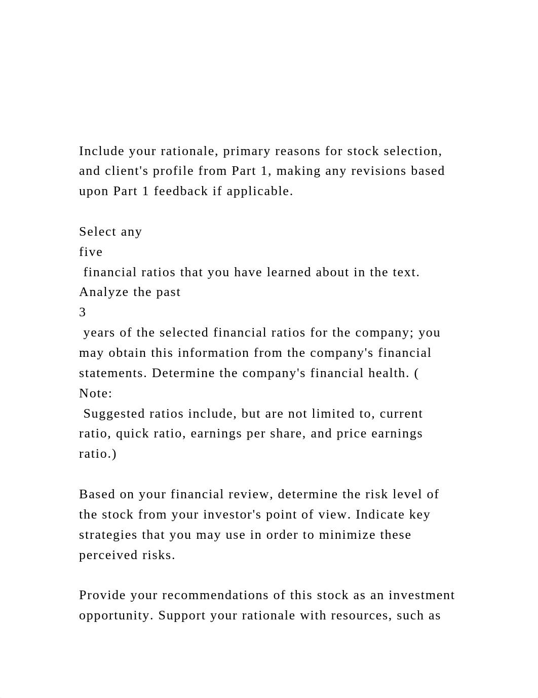 Include your rationale, primary reasons for stock selection, a.docx_dcgkik0qj5q_page2