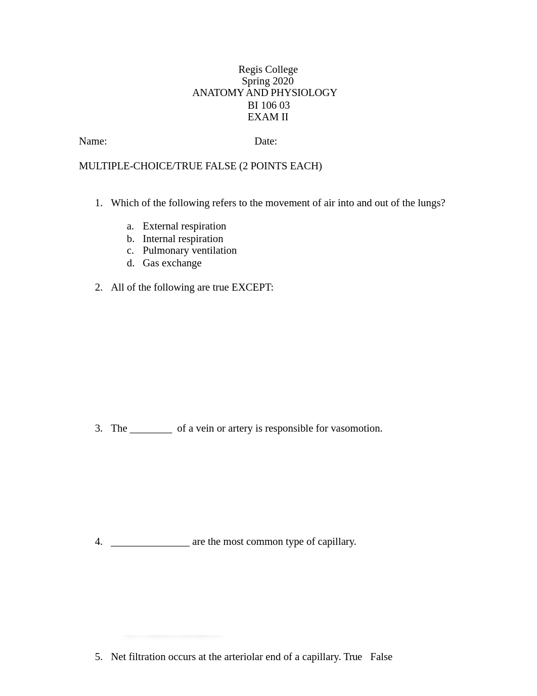 EXAM II A  P II Spring 2020 BI 106.doc_dcgupijkvlz_page1