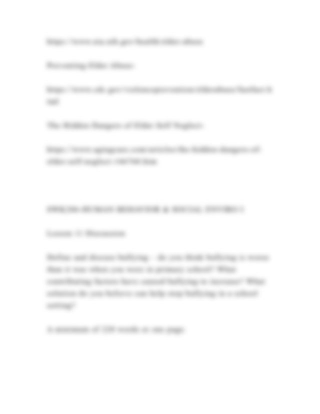 SWK205- SOCIAL WORK WITH THE ELDERLY Lesson 11 DiscussionPle.docx_dcgwewef7cd_page4