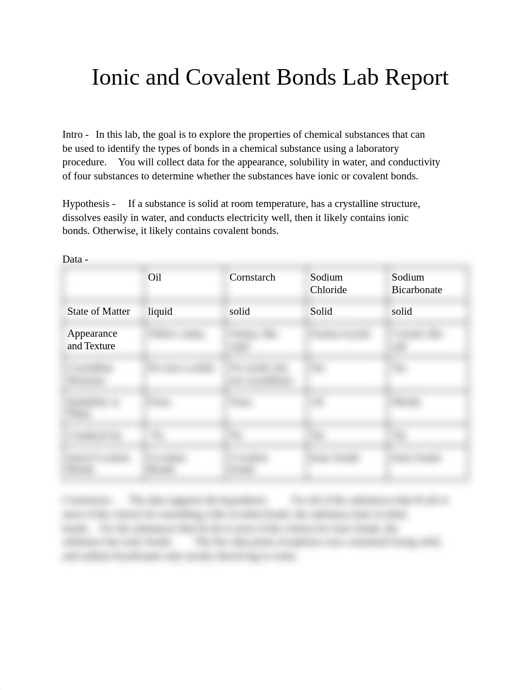 Ionic and Covalent Bonds Lab Report (1).pdf_dch5w1buzx7_page1