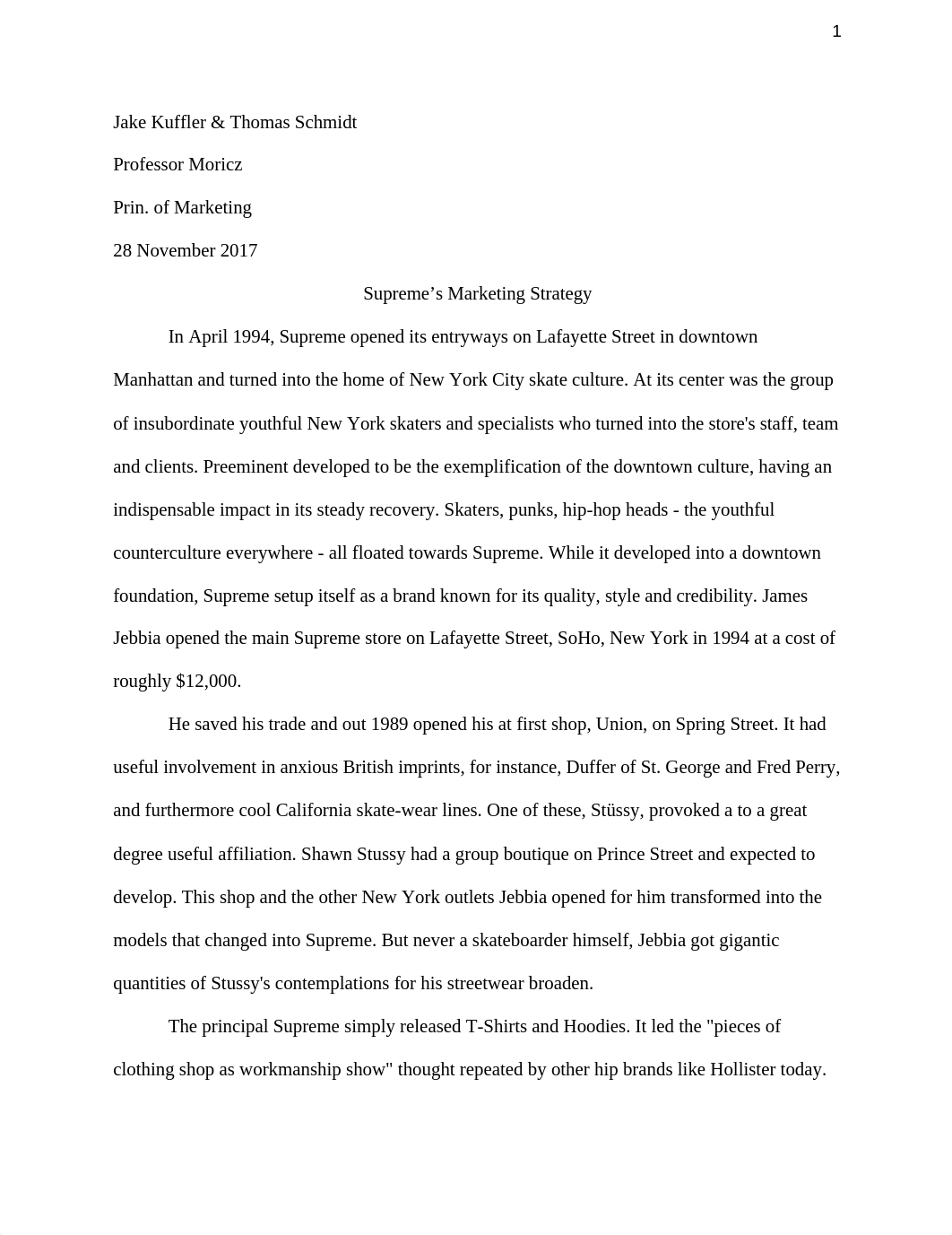 Marketing Supreme Essay.docx_dch8wnnvwta_page1