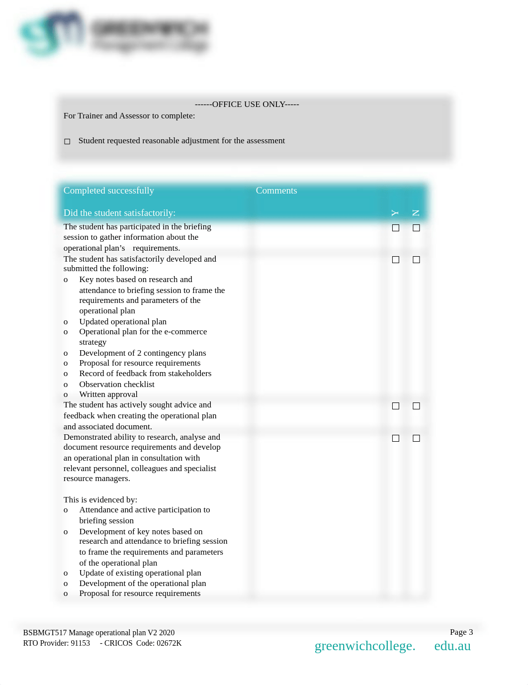 BSBMGT517 Manage operational plan - Assessment Task 3.pdf_dchbzbk8di4_page3