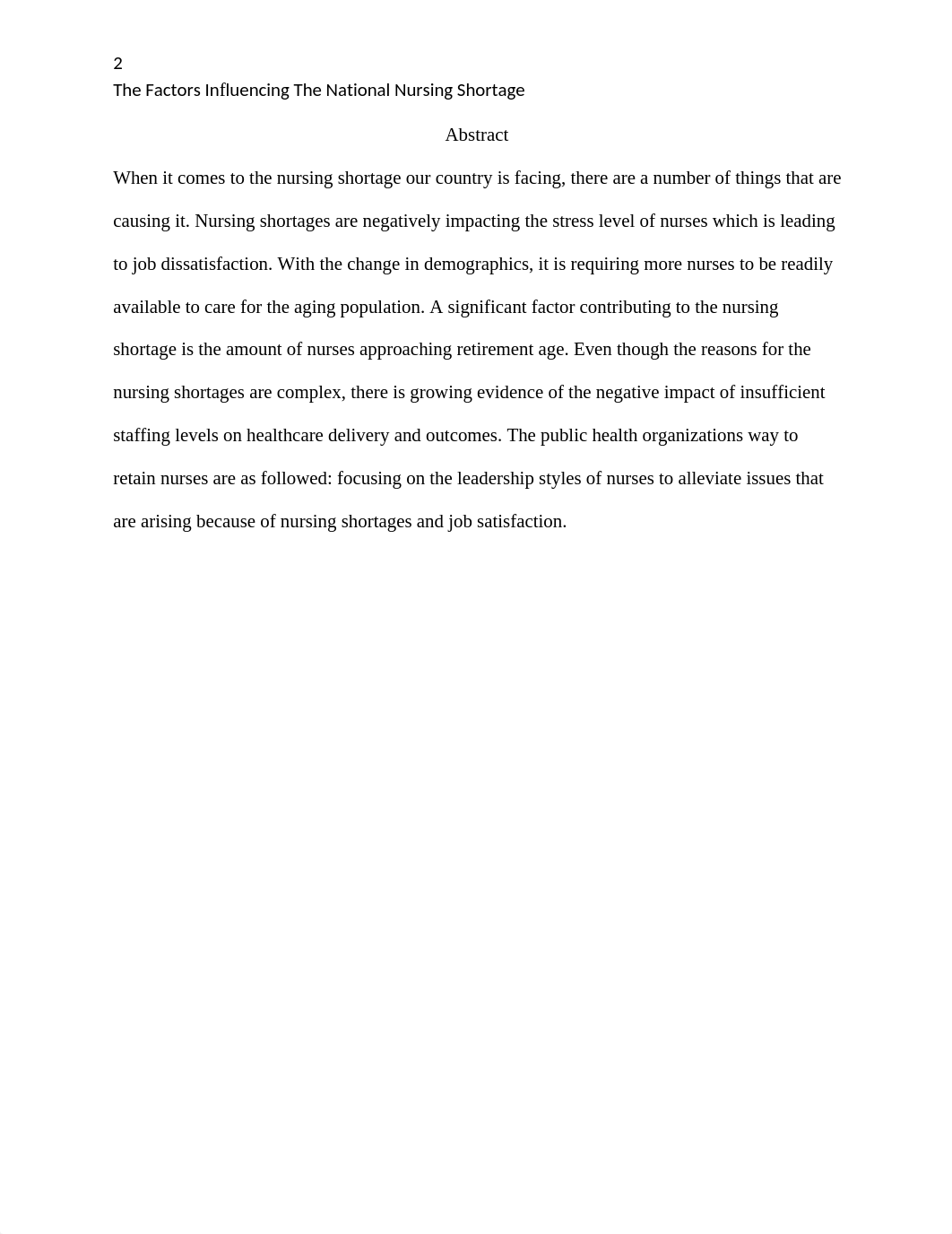 The Factors Influencing The National Nursing Shortage.docx_dchejrofctf_page2