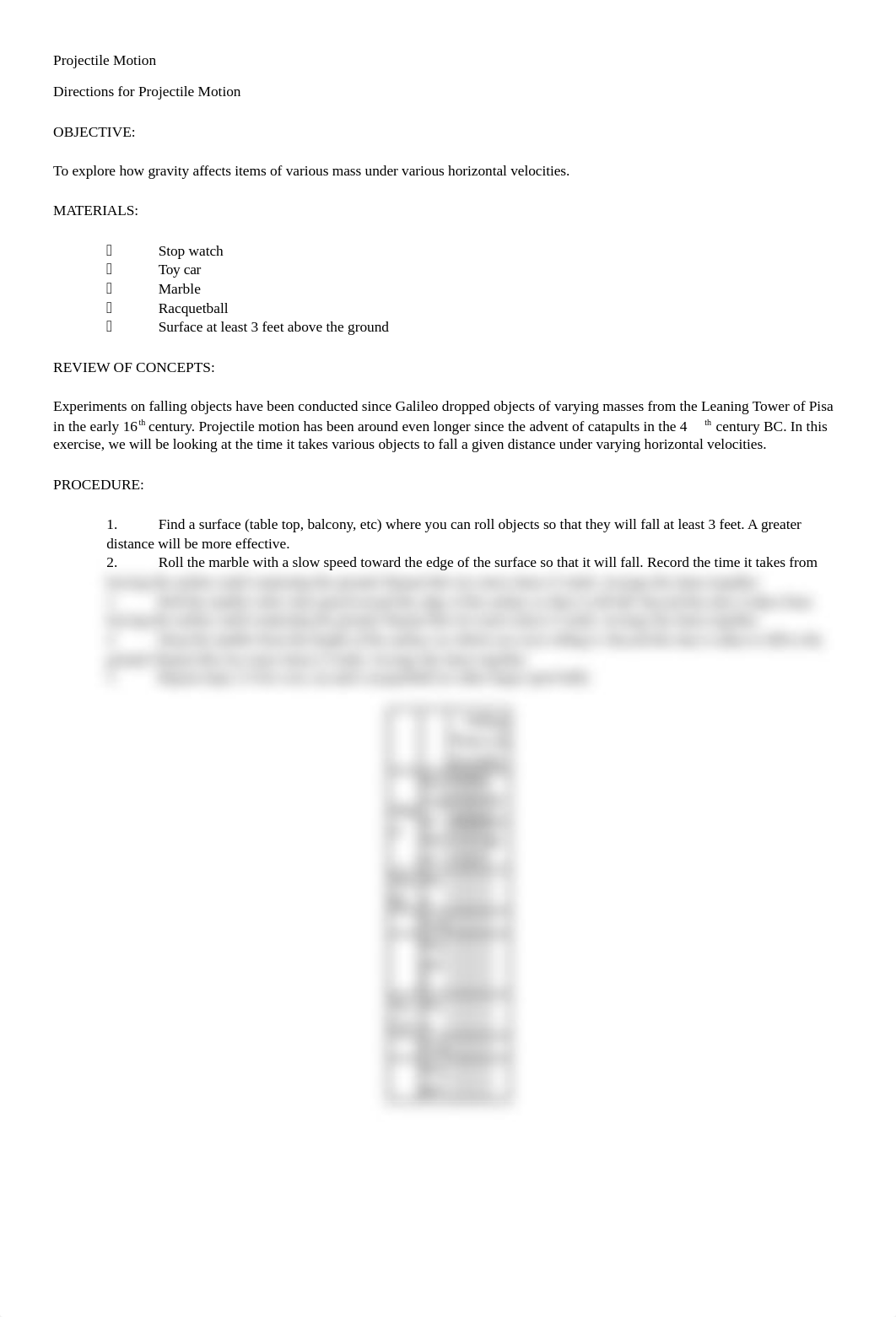 6) Mod 1 Laboratory Projectile Motion Lab.rtf_dchgn6fee2b_page1