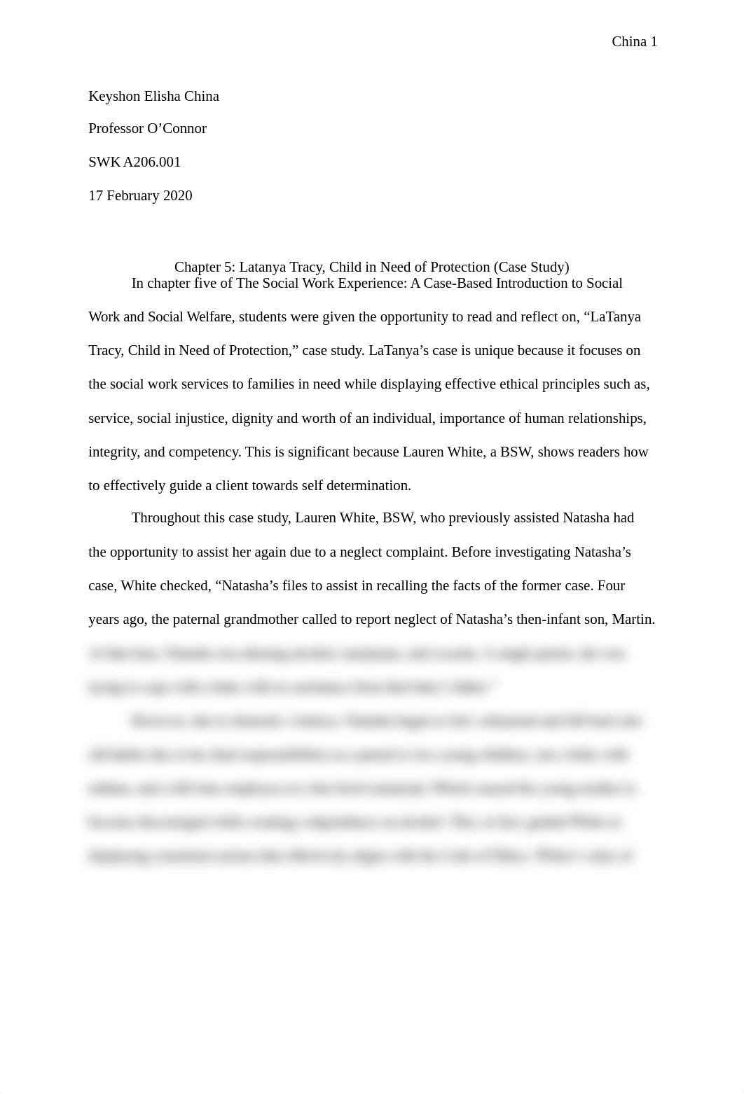 Case Study Reflection_ LaTanya Tracy, Child In Need of Protection .docx_dchle6b56xk_page1