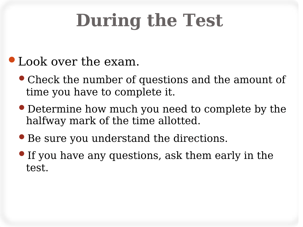 Ch 9 _ Test Taking  _ A Pocket Guide to College Success.ppt_dci9wrz483n_page4