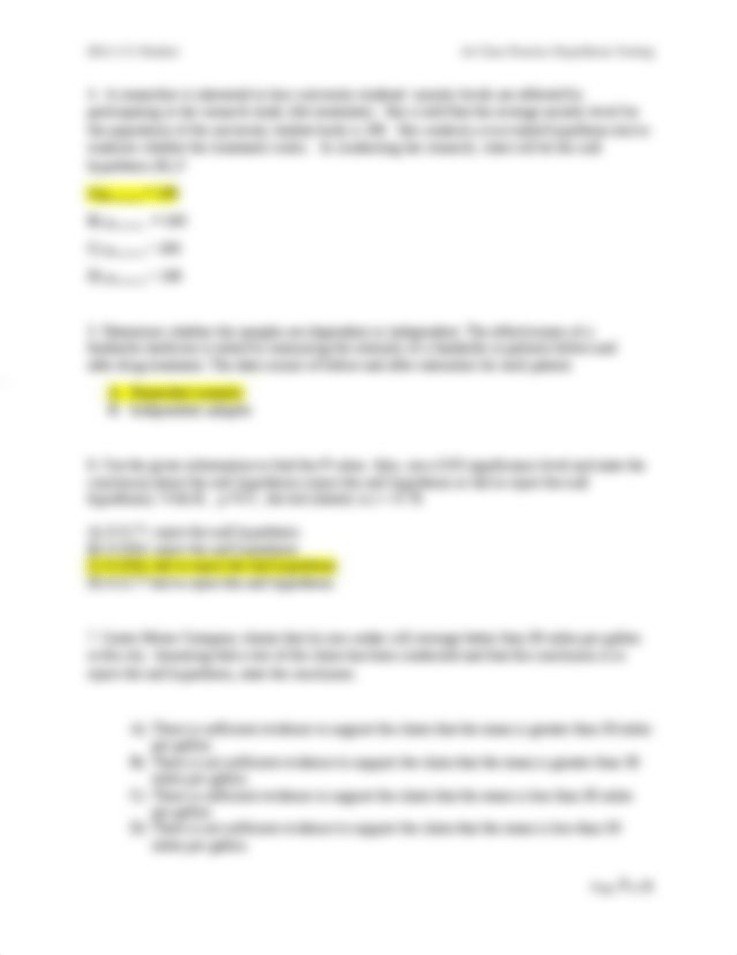 HEA 313 hypothesis testing in class practice multiple choice fall 2020.docx_dciniaxyqil_page2