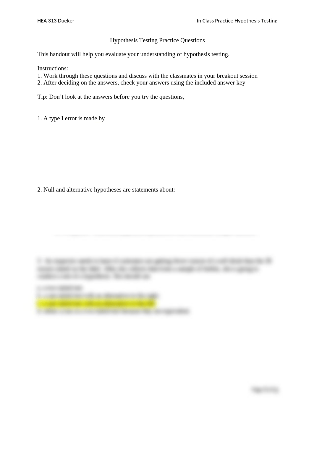 HEA 313 hypothesis testing in class practice multiple choice fall 2020.docx_dciniaxyqil_page1